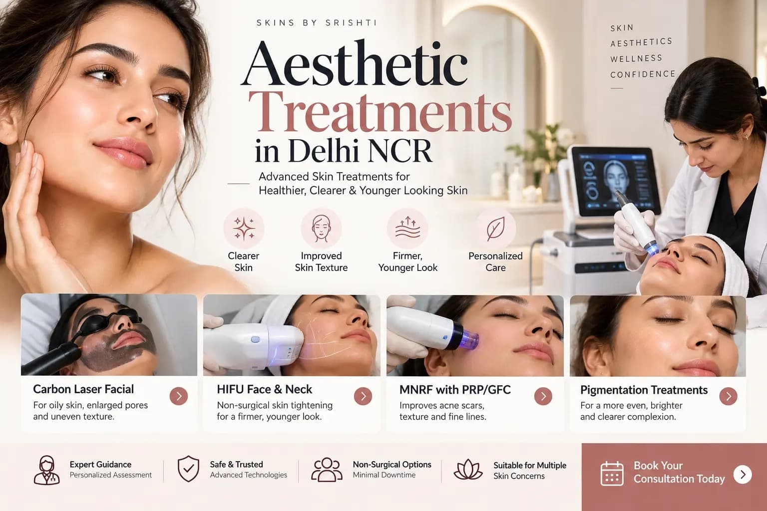 Aesthetic Treatments in Delhi NCR: Which Advanced Skin Treatment Is Right for You in 2026?