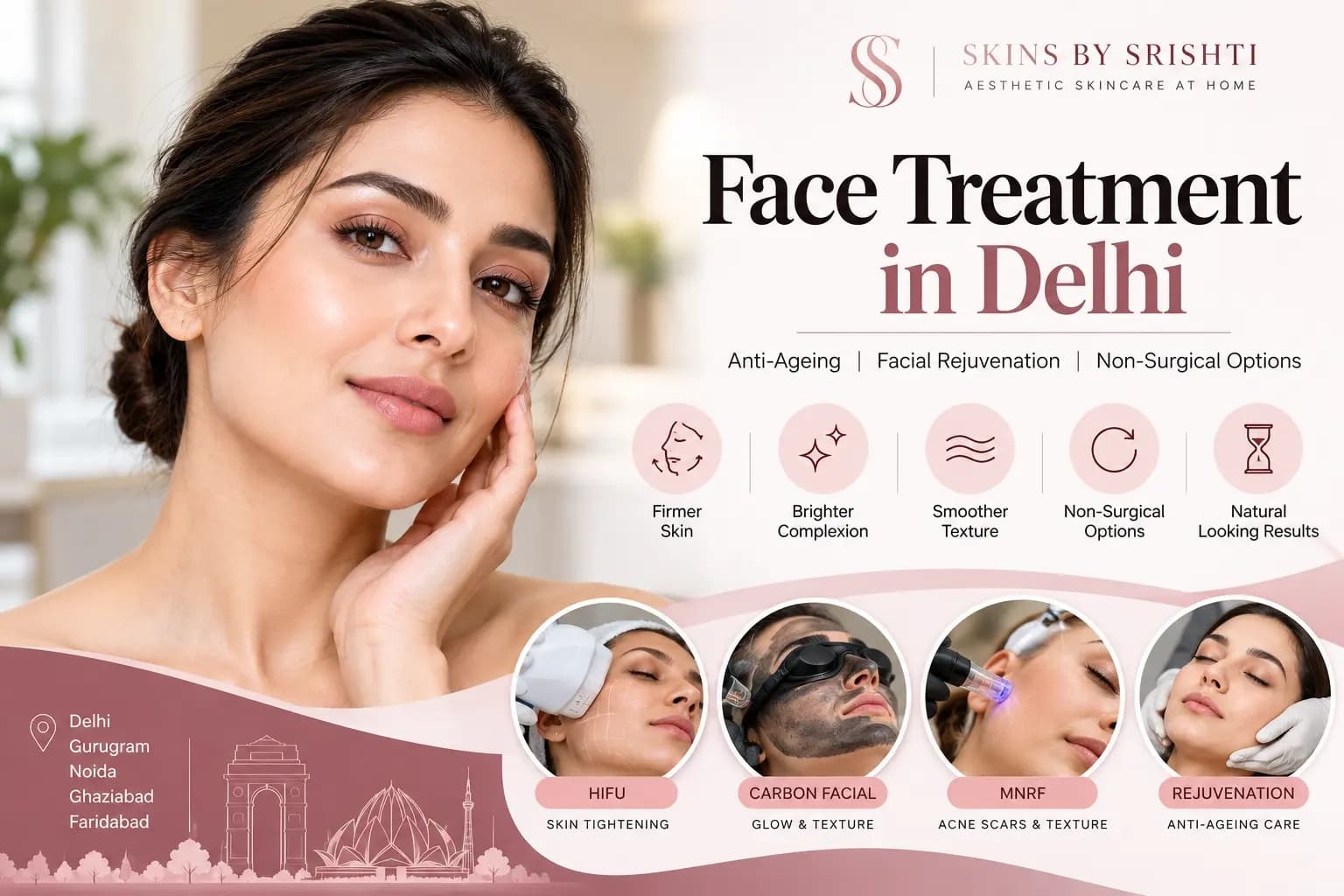 Face Treatment in Delhi: What to Consider for Early Ageing, Skin Texture and Facial Rejuvenation
